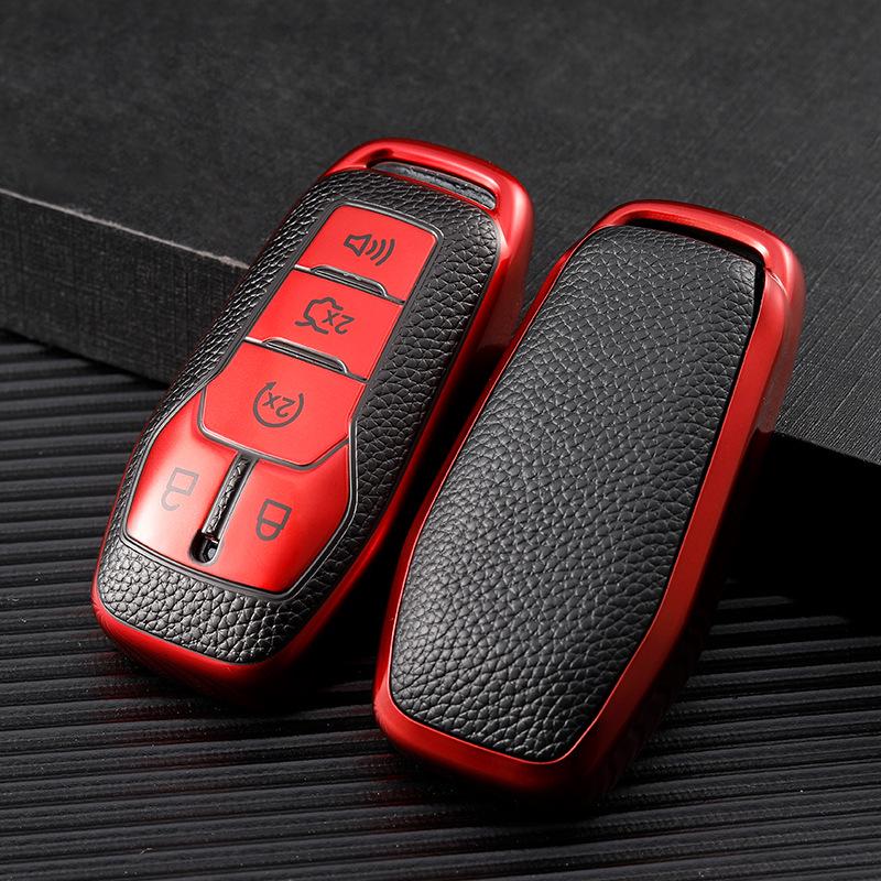 Leather Key Cover for Ford Escort/Mondeo/Ecosport/Focus/Everest PE Bag
Leather Key Cover for Ford Escort/Mondeo/Ecosport/Focus/Everest PE Bag