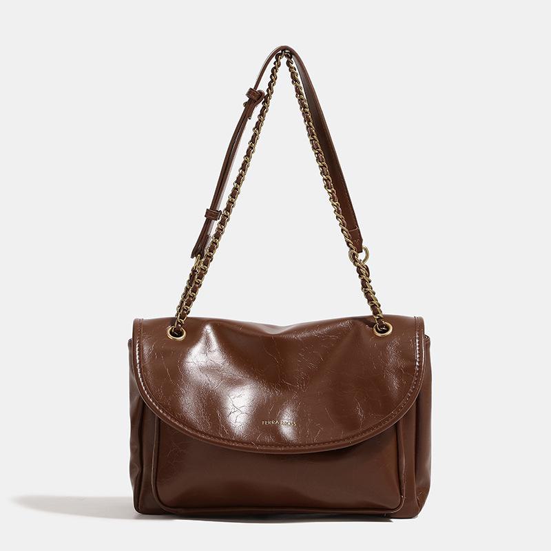 Женская универсальная черная сумка-мессенджер - элегантная, модная, оригинальный дизайн, большая сумка через плечо 31cm x 10cm x 21cm коричневый
Женская универсальная черная сумка-мессенджер - элегантная, модная, оригинальный дизайн, большая сумка через плечо 31cm x 10cm x 21cm коричневый