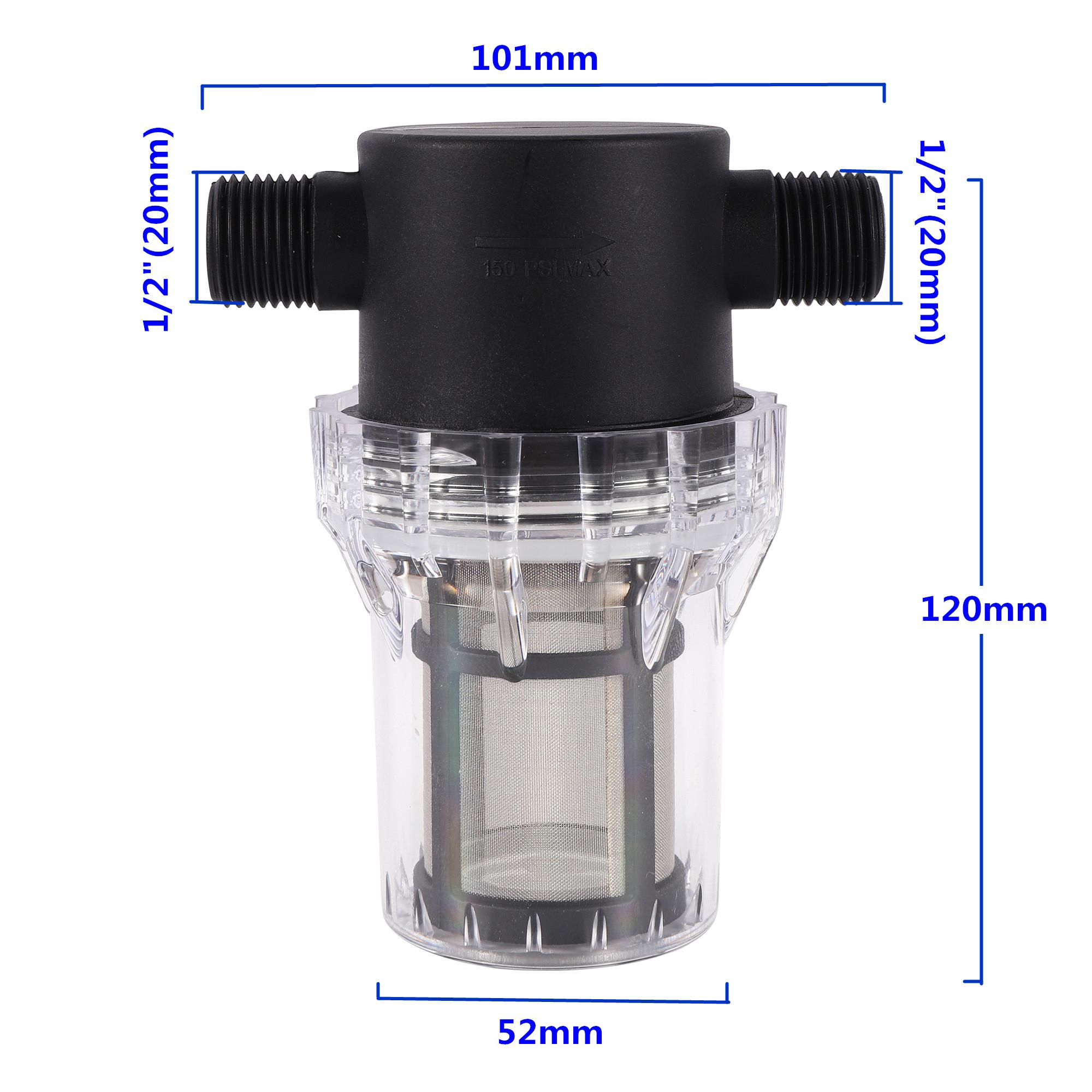 Garden Irrigation Filter 80 Mesh Stainless Steel Filter Pressure Washer Water Intaker Sediment Inline Filter Accumulation Filter
Garden Irrigation Filter 80 Mesh Stainless Steel Filter Pressure Washer Water Intaker Sediment Inline Filter Accumulation Filter