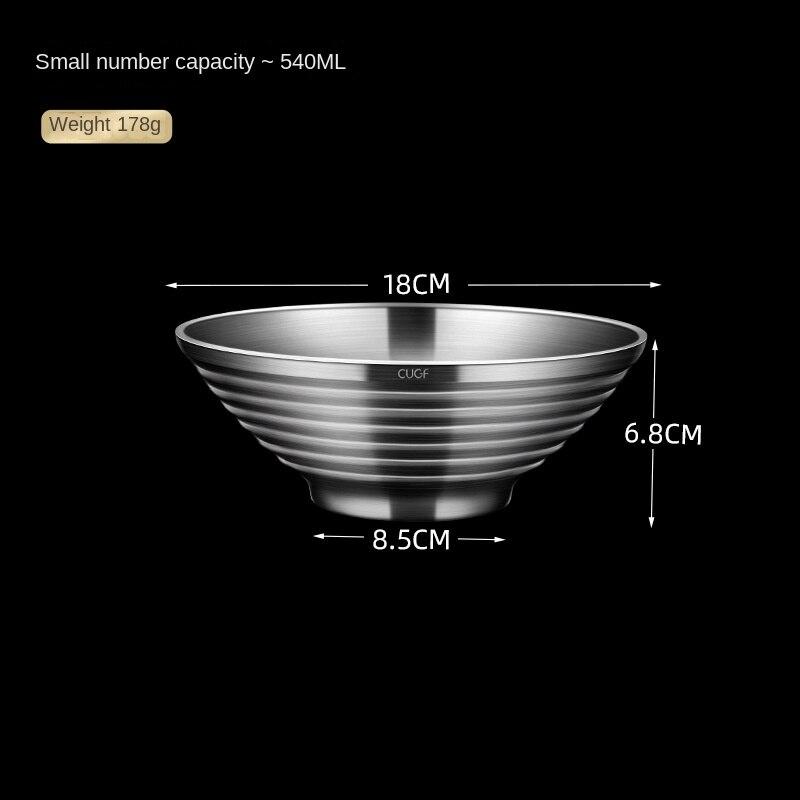 CUGF 304 Большая сетчатая миска из нержавеющей стали с красной вареной рыбой, супер креативная суповая миска большого размера с ломтиками вареного мяса