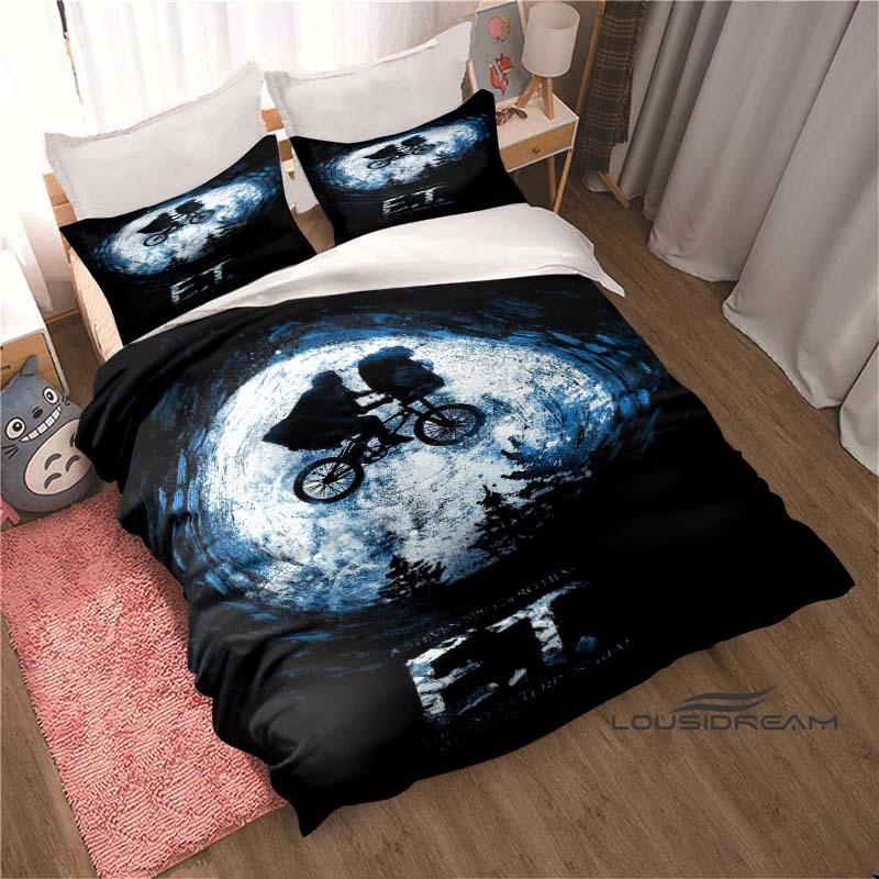 E.T. the Extra-Terrestrial Cartoon-Print 3-Piece Bedding Set — Duvet Cover & Pillowcases | Suitable for Teens & Children 220x240cm
E.T. the Extra-Terrestrial Cartoon-Print 3-Piece Bedding Set — Duvet Cover & Pillowcases | Suitable for Teens & Children 220x240cm