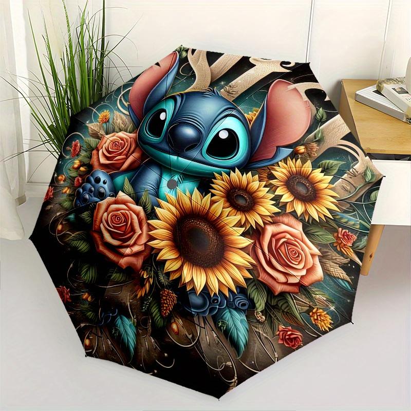 Stitch,Floral Themed folding umbrella, the best choice for gift giving, 8 ribs, casual, durable, lightweight and portable travel umbrella, s
Stitch,Floral Themed folding umbrella, the best choice for gift giving, 8 ribs, casual, durable, lightweight and portable travel umbrella, s