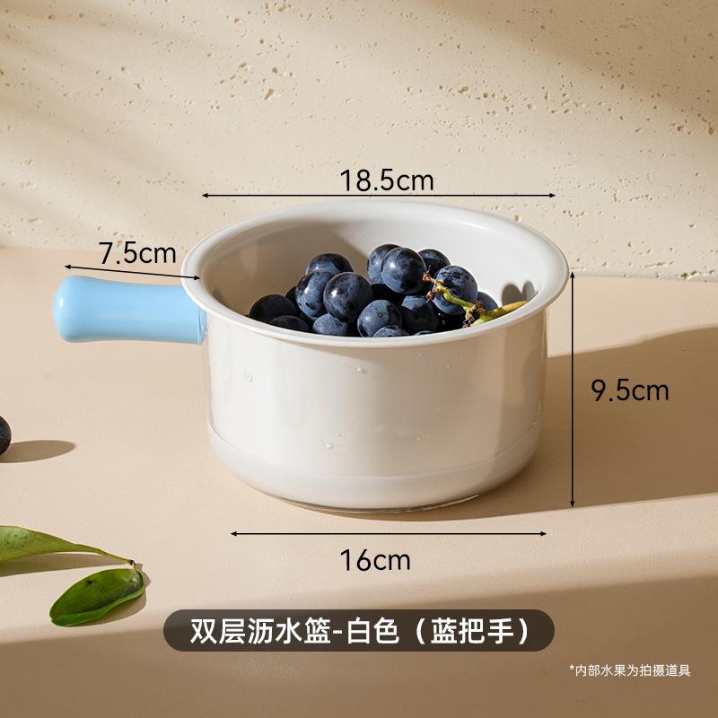 Kitchen Plastic Fruit Basket Drain Water Basket Thicken Double Dish Basin Multifunctional Portable Ladle Household белый
Kitchen Plastic Fruit Basket Drain Water Basket Thicken Double Dish Basin Multifunctional Portable Ladle Household белый