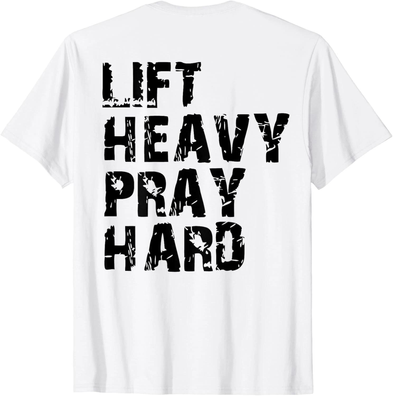 Lift Heavy Pray Hard Christian Workout Jesus Gym Lifting T-Shirt unisex T-Shirt 4XL
Lift Heavy Pray Hard Christian Workout Jesus Gym Lifting T-Shirt unisex T-Shirt 4XL