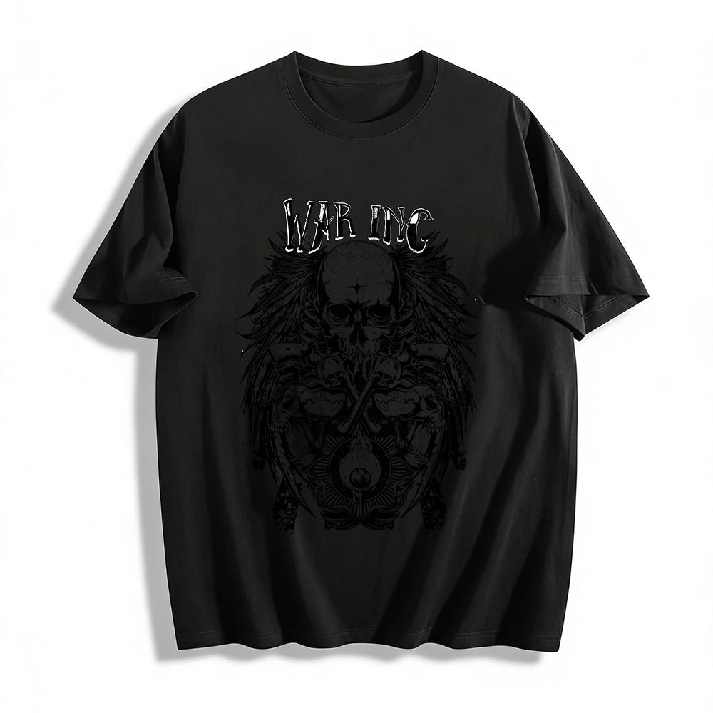 Dark Skull WAR INC Print Trendy Street Style Men s Casual Tee Pure cotton T-shirt XXS
Dark Skull WAR INC Print Trendy Street Style Men s Casual Tee Pure cotton T-shirt XXS
