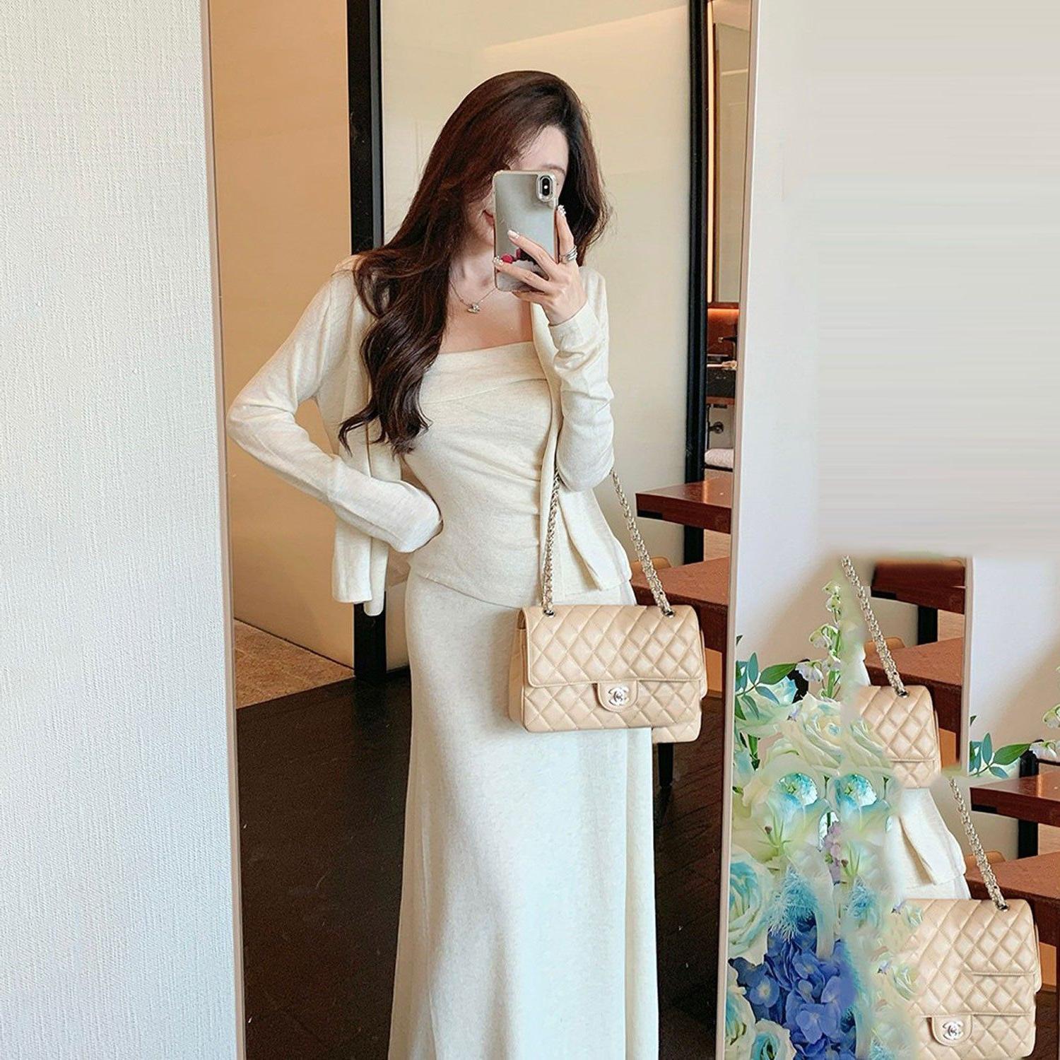 Elegant Autumn Korean Style Suit Dress for Young Ladies S
Elegant Autumn Korean Style Suit Dress for Young Ladies S