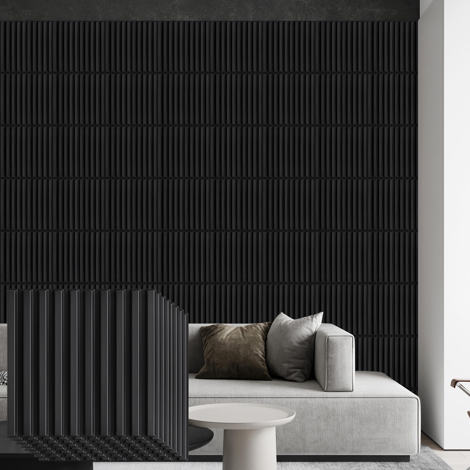 12/20/30 Pack 3D Wall Panels, 11.8 x 11.8 , Decorative PVC Wall Tiles, 3D Textured Wall Panels for Interior Wall Decor (black,12pack) чорний
12/20/30 Pack 3D Wall Panels, 11.8 x 11.8 , Decorative PVC Wall Tiles, 3D Textured Wall Panels for Interior Wall Decor (black,12pack) чорний