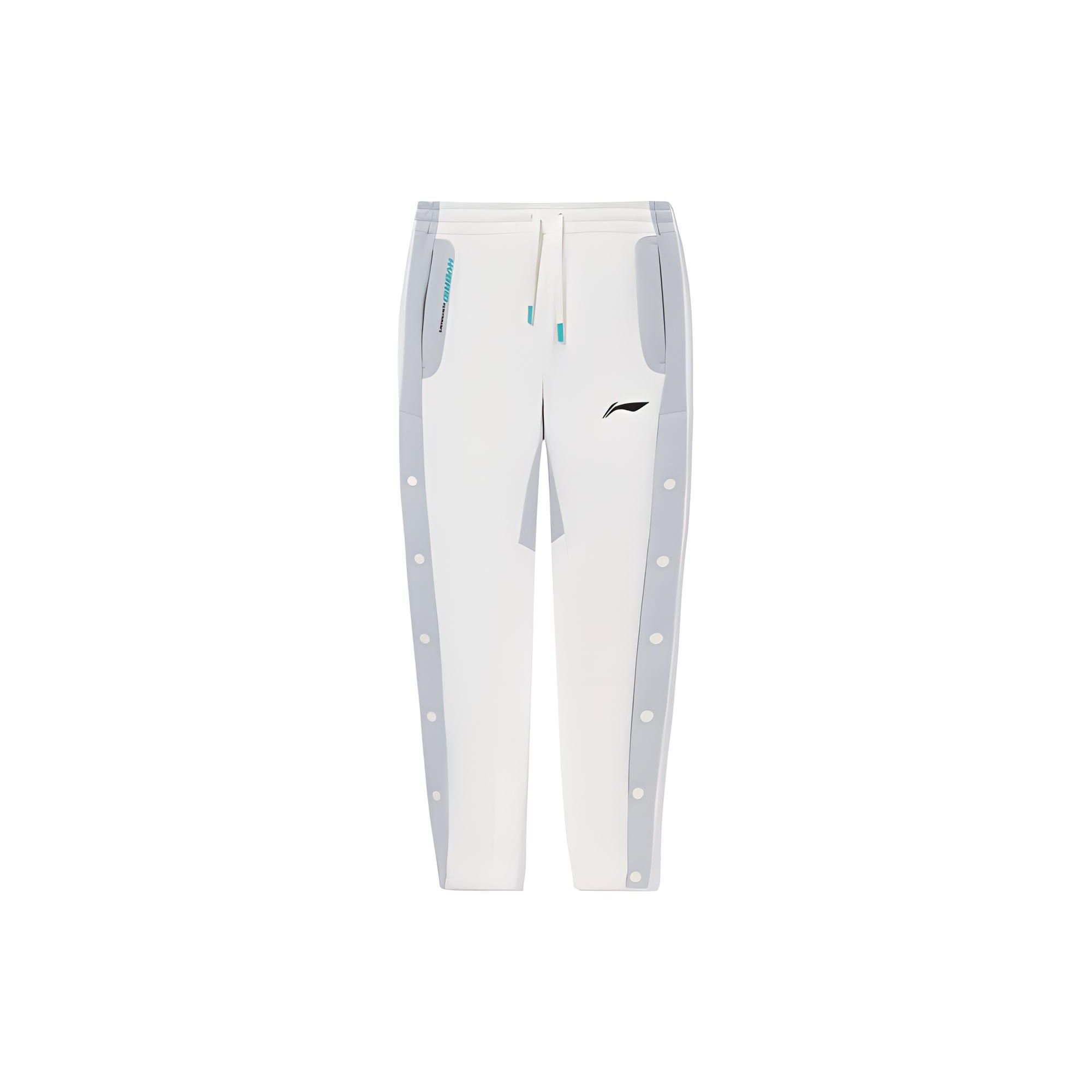 Li-Ning Дышащие трикотажные спортивные брюки с завязками на шнурке, цветные блоки, мужские брюки, облачно-белые AKLS105-1 M
Li-Ning Дышащие трикотажные спортивные брюки с завязками на шнурке, цветные блоки, мужские брюки, облачно-белые AKLS105-1 M
