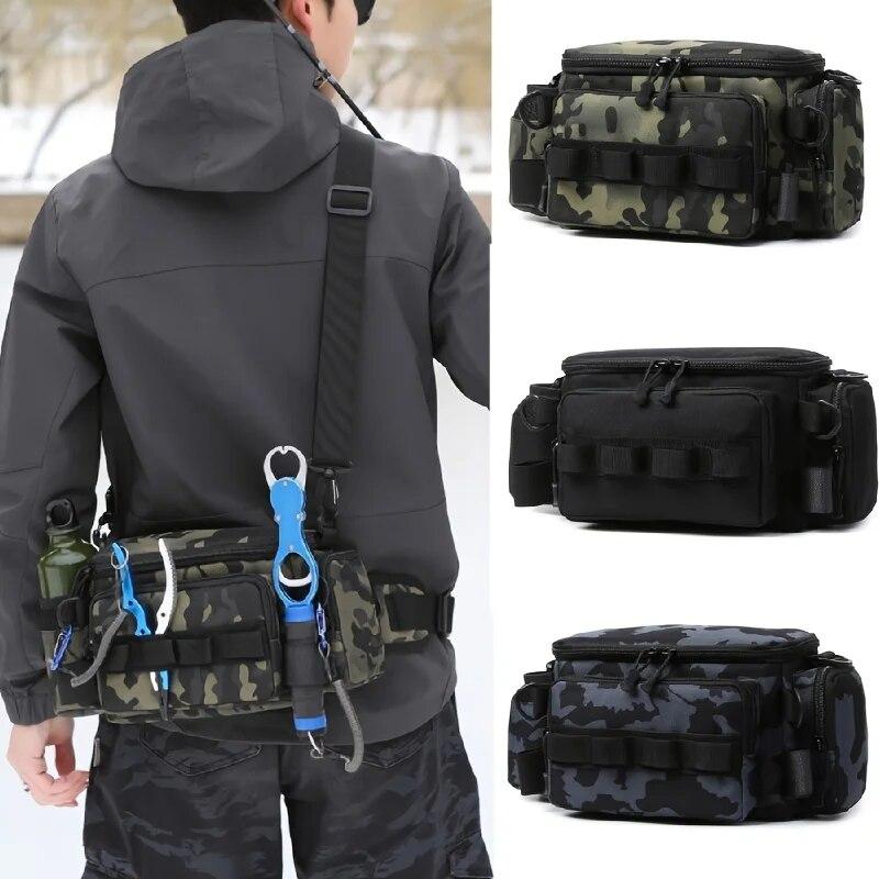 Fishing Tackle Bags Waist Fanny Pack Fishing Lures Line Box Utility Storage Accessories Outdoor Camping Shoulder Crossbody Bag
Fishing Tackle Bags Waist Fanny Pack Fishing Lures Line Box Utility Storage Accessories Outdoor Camping Shoulder Crossbody Bag