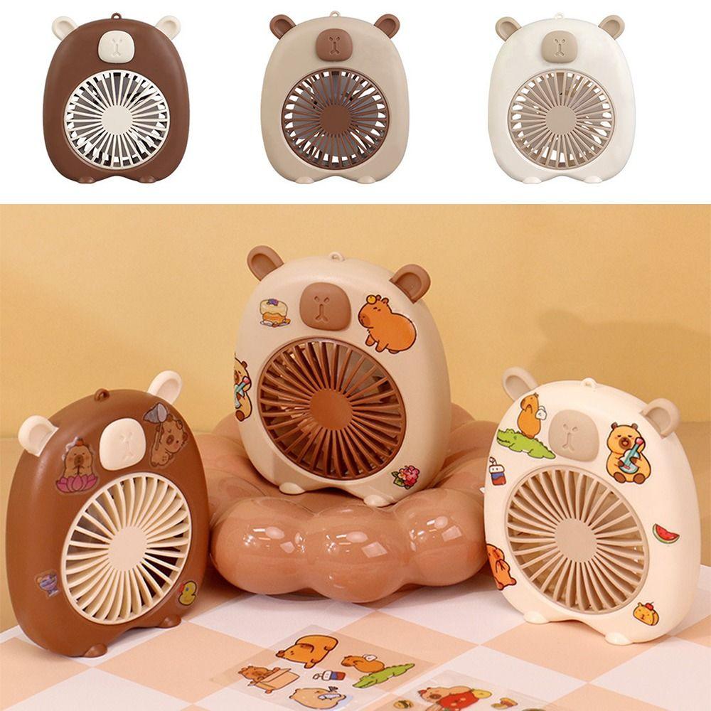 Solid Color Mini Capybara Fan Portable Cartoon Handheld Fan Gifts Personal Table Fan Camping бежевий
Solid Color Mini Capybara Fan Portable Cartoon Handheld Fan Gifts Personal Table Fan Camping бежевий