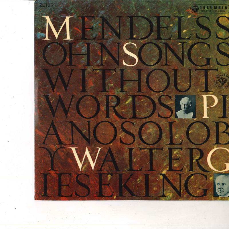 10inch Record WALTER GIESEKING - Mendelssohn Songs Without Words ZL139 COLUMBIA Japan Classical Used
10inch Record WALTER GIESEKING - Mendelssohn Songs Without Words ZL139 COLUMBIA Japan Classical Used