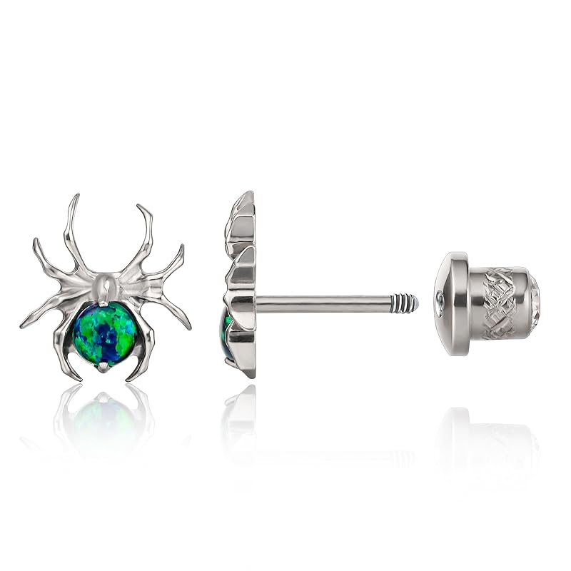 Limerencia pure titanium earrings medical use Leaving the second piercing on titanium Compatible with metal allergies screw type earrings won t fall
Limerencia pure titanium earrings medical use Leaving the second piercing on titanium Compatible with metal allergies screw type earrings won t fall
