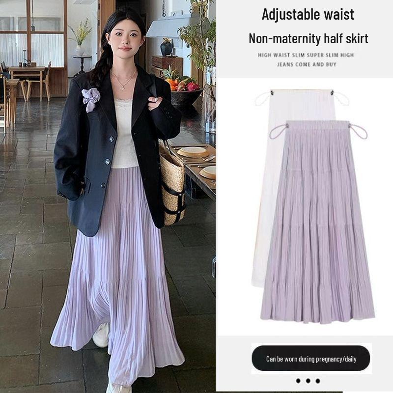 Purple Pleated Maternity Chiffon Skirt with Adjustable Fit and Wisteria Design XL
Purple Pleated Maternity Chiffon Skirt with Adjustable Fit and Wisteria Design XL