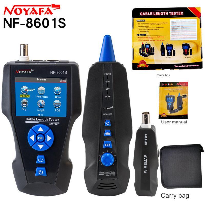 Noyafa NF8601S Network Cable Tester & Wire Tracker NF-8601S English Version with EU Plug
Noyafa NF8601S Network Cable Tester & Wire Tracker NF-8601S English Version with EU Plug