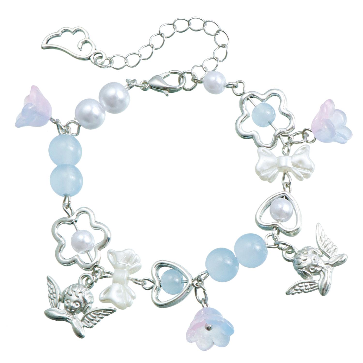 Summer sweet dopamine handmade beaded high-value stacking wear to send girlfriends little fresh angel love bracelet child
Summer sweet dopamine handmade beaded high-value stacking wear to send girlfriends little fresh angel love bracelet child