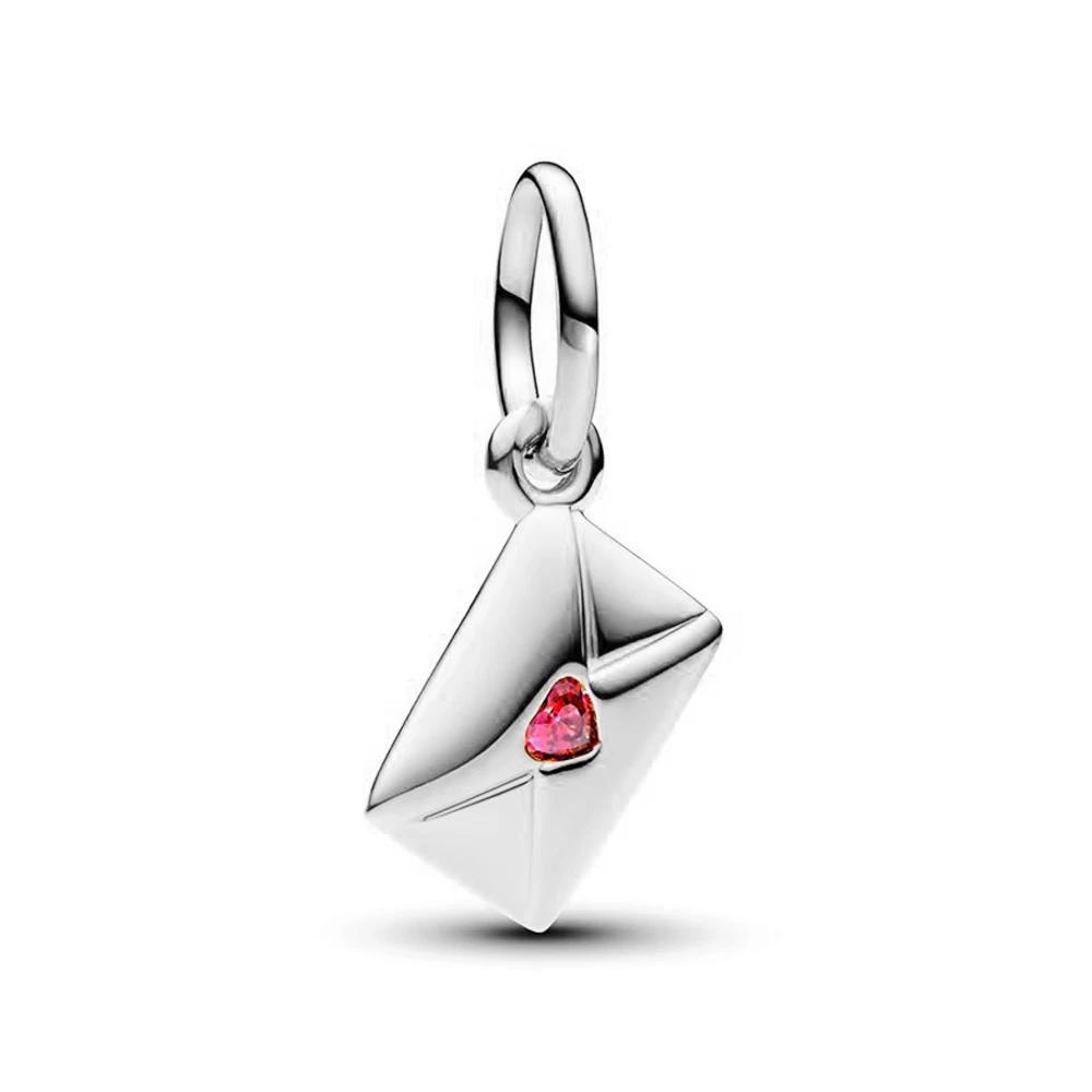 Love Letter Envelope Charm Pan Bracelet DIY Jewelry Gift for Women Valentine Day Present Romantic Accessories Rose Red
Love Letter Envelope Charm Pan Bracelet DIY Jewelry Gift for Women Valentine Day Present Romantic Accessories Rose Red