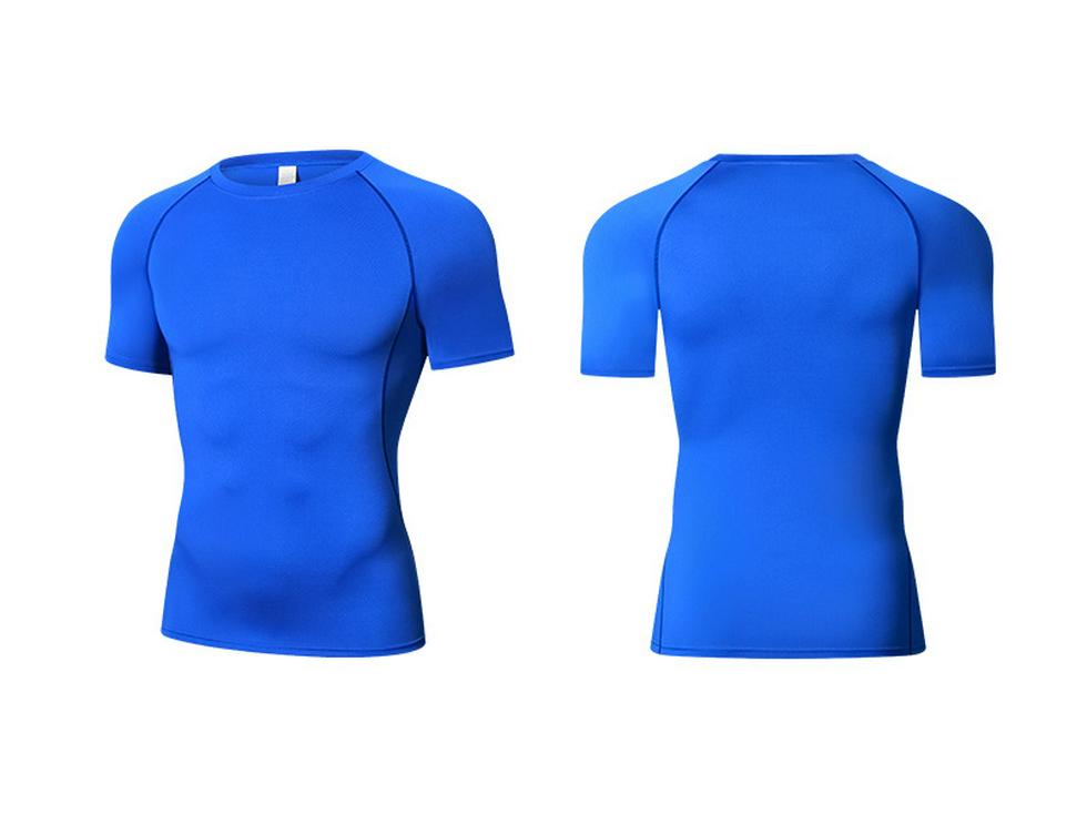 Элитная компрессионная футболка с коротким рукавом для баскетбола - Дышащая, быстросохнущая, влагоотводящая фитнес-базовая одежда XXL синий
Элитная компрессионная футболка с коротким рукавом для баскетбола - Дышащая, быстросохнущая, влагоотводящая фитнес-базовая одежда XXL синий