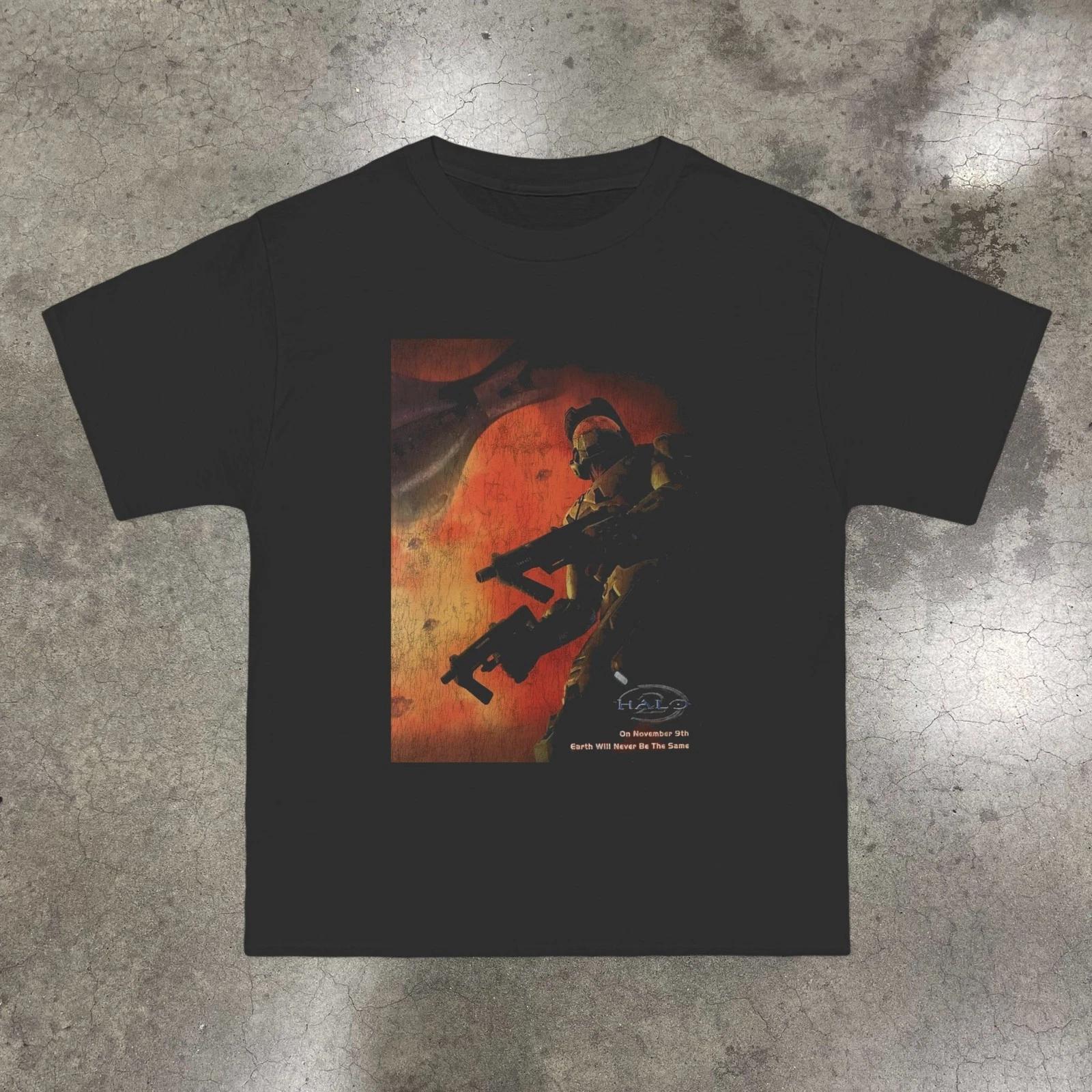 Halo 2 promotional video retro game unisex Tshirtshirt loose fit Pure cotton allseason casual streetwear harajuku shirts XL
Halo 2 promotional video retro game unisex Tshirtshirt loose fit Pure cotton allseason casual streetwear harajuku shirts XL