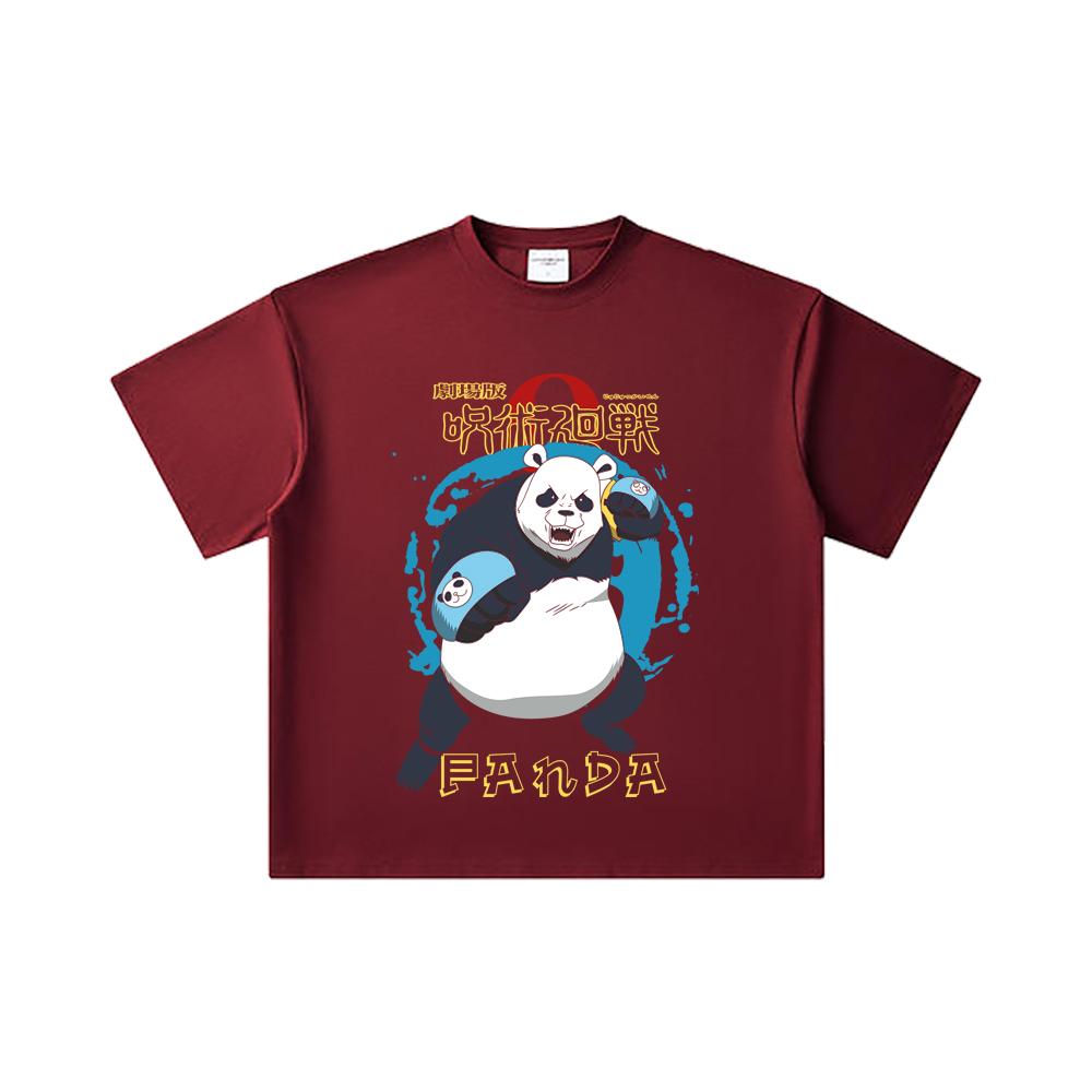 260 GSM Double Yarn 32 Count 100% Cotton Jujutsu Kaisen V62 Panda Print Unisex Heavy Cotton T Shirt 2XL вина червоного кольору
260 GSM Double Yarn 32 Count 100% Cotton Jujutsu Kaisen V62 Panda Print Unisex Heavy Cotton T Shirt 2XL вина червоного кольору
