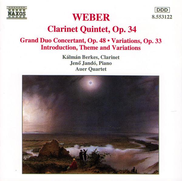 CD BERKES, JANDAU, CM WEBER, AUER KWAR - Weber: Clarinet Works 8553122 Naxos 1995 Japan ObiClassical Used
CD BERKES, JANDAU, CM WEBER, AUER KWAR - Weber: Clarinet Works 8553122 Naxos 1995 Japan ObiClassical Used