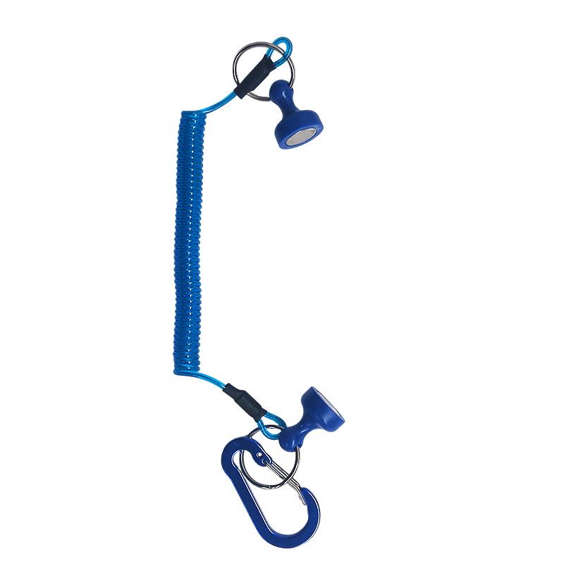 Retractable Magnetic Lanyard with Plastic C-Buckle, 1.2 cm - Anti-lost Rope for Keys, Phones, Tools, and Fishing Gear Accessories синій
Retractable Magnetic Lanyard with Plastic C-Buckle, 1.2 cm - Anti-lost Rope for Keys, Phones, Tools, and Fishing Gear Accessories синій