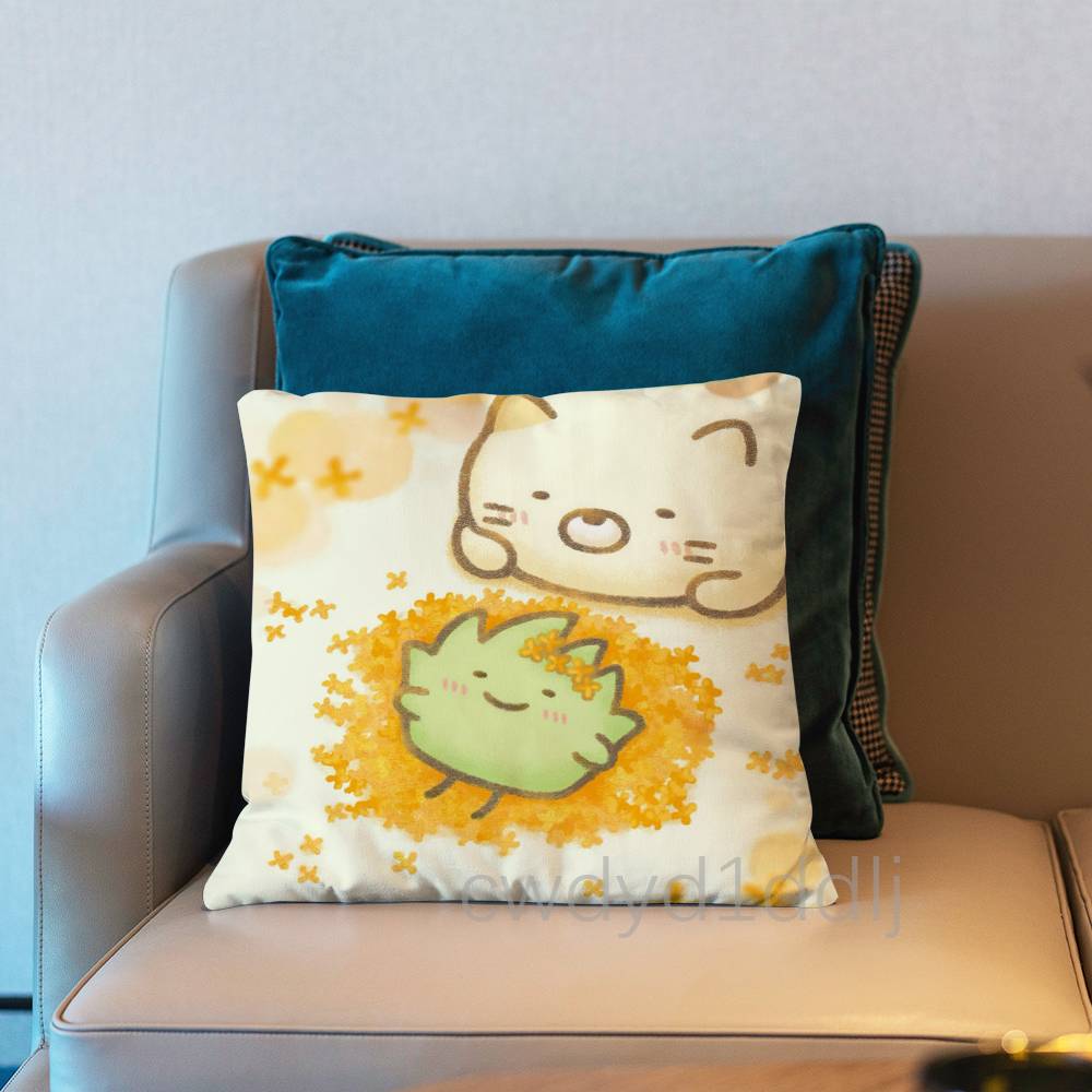 Cute SSumikkogurashi Cushion Cover Pillow Cover Decor Pillowcase Printed Cushion Case For Couch 30x30cm
Cute SSumikkogurashi Cushion Cover Pillow Cover Decor Pillowcase Printed Cushion Case For Couch 30x30cm