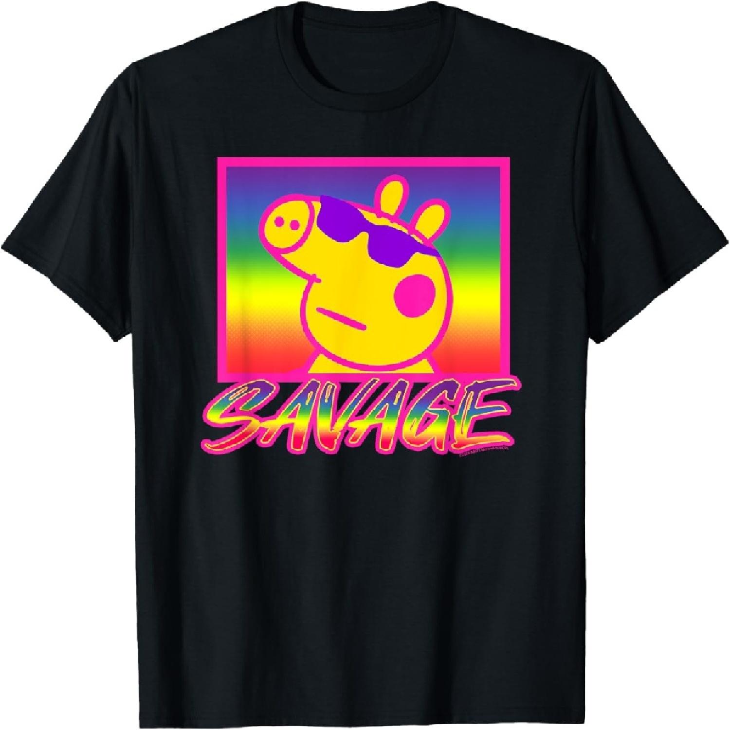 Peppa Pig Savage Sunglasses Colorful Neon Big Chest Portrait T-Shirt XXXXXL різнокольоровий
Peppa Pig Savage Sunglasses Colorful Neon Big Chest Portrait T-Shirt XXXXXL різнокольоровий