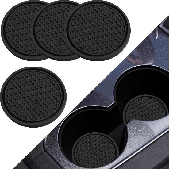 4 PCS Car Center Console Coaster, 2.75-inch PVC Thickened Honeycomb Surface Anti-Slip Waterproof Fixed Recessed Coaster, Portable Car Interior 4 PCS чёрный
4 PCS Car Center Console Coaster, 2.75-inch PVC Thickened Honeycomb Surface Anti-Slip Waterproof Fixed Recessed Coaster, Portable Car Interior 4 PCS чёрный