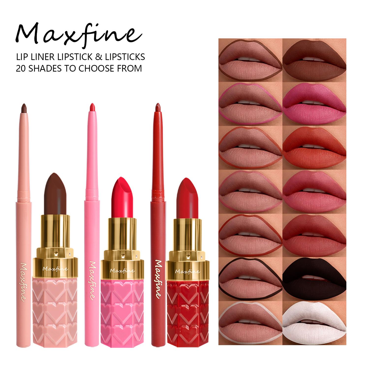 MAXFINE Губная помада Lip Line Pen Комбинированный набор Восемнадцать бесцветных чашек Genuine Dumb
MAXFINE Губная помада Lip Line Pen Комбинированный набор Восемнадцать бесцветных чашек Genuine Dumb
