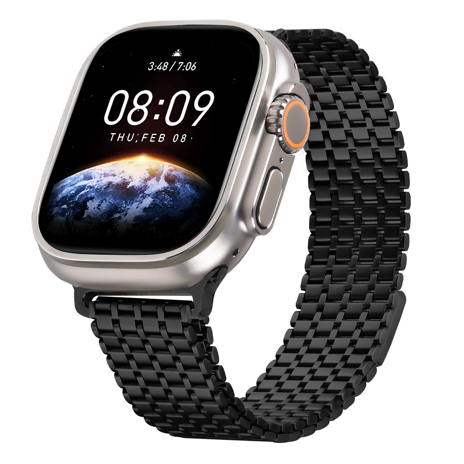 Strap For Apple Watch Series 10 Ultra 9 8 7 SE 6 5 4 3 2 1 42mm 49mm 45mm 44mm 40mm Bands Stainless Steel Magnetic Clasp Watchband Rose Gold
Strap For Apple Watch Series 10 Ultra 9 8 7 SE 6 5 4 3 2 1 42mm 49mm 45mm 44mm 40mm Bands Stainless Steel Magnetic Clasp Watchband Rose Gold