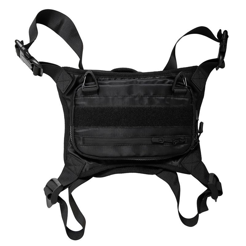 Multifunction Adjustable Reflective Cargo Vest Bag Unisex Tactical Techwear Hip Hop Chest Bag Outdoor Casual Sport Mini Backpack
Multifunction Adjustable Reflective Cargo Vest Bag Unisex Tactical Techwear Hip Hop Chest Bag Outdoor Casual Sport Mini Backpack