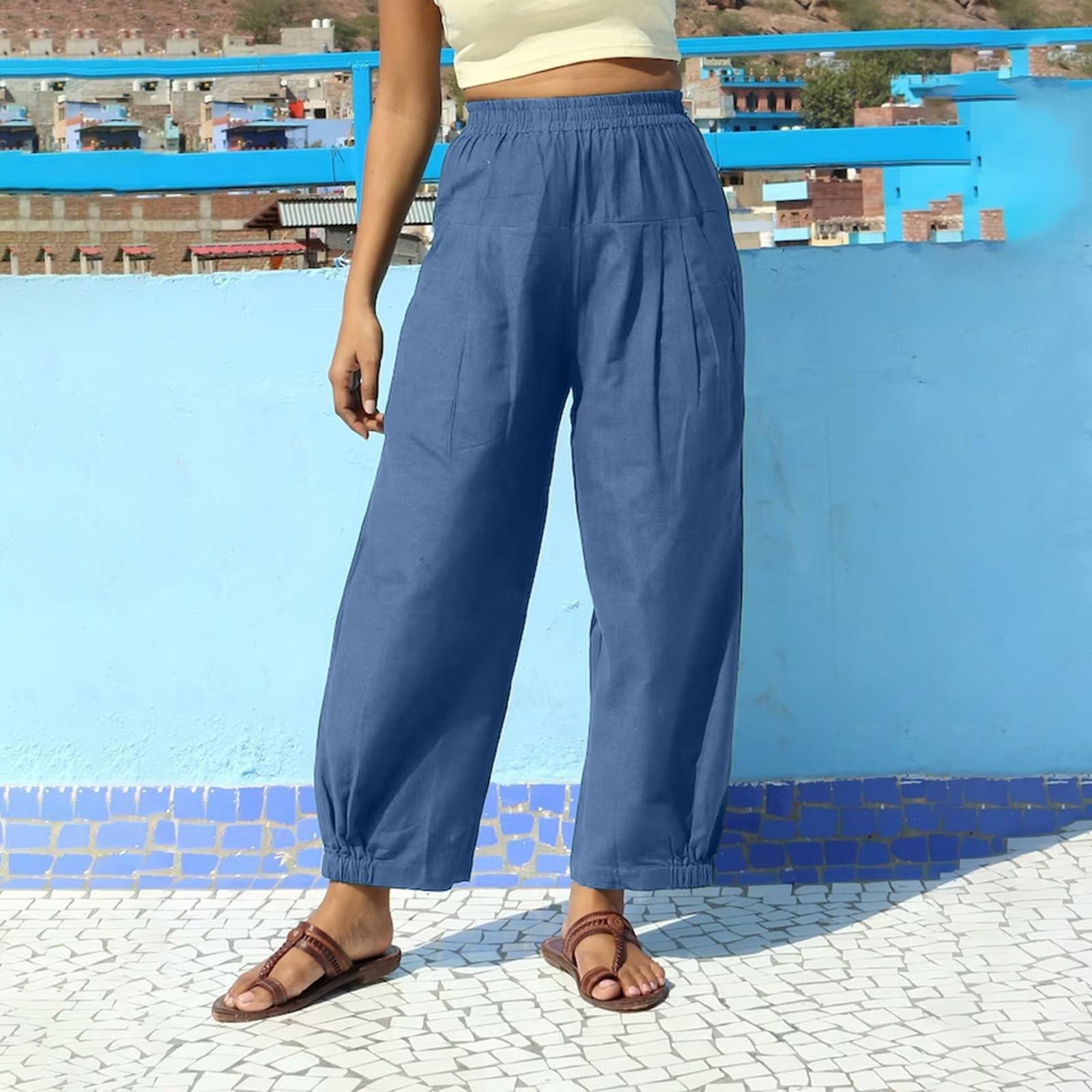 Women s Pants, Casual Solid Color Pocket Pants Elastic Waist Loose Pants XL
Women s Pants, Casual Solid Color Pocket Pants Elastic Waist Loose Pants XL