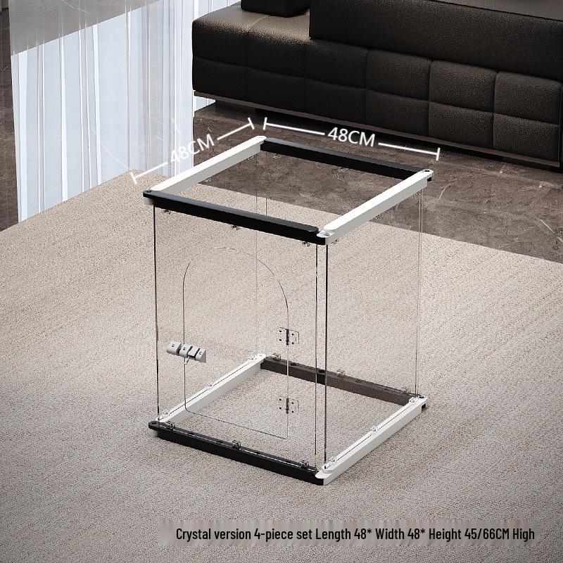 Transparent Pet Fence: Anti-Escape Indoor/Outdoor Dog Cage for Medium & Small Dogs, Free-Combination Design 45cm Height, 3mm Thick
Transparent Pet Fence: Anti-Escape Indoor/Outdoor Dog Cage for Medium & Small Dogs, Free-Combination Design 45cm Height, 3mm Thick