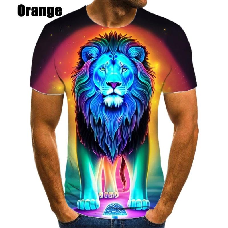Модные красочные футболки с короткими рукавами с принтом льва для мужчин и женщин, повседневные модные спортивные топы с круглым вырезом 3XL
Модные красочные футболки с короткими рукавами с принтом льва для мужчин и женщин, повседневные модные спортивные топы с круглым вырезом 3XL