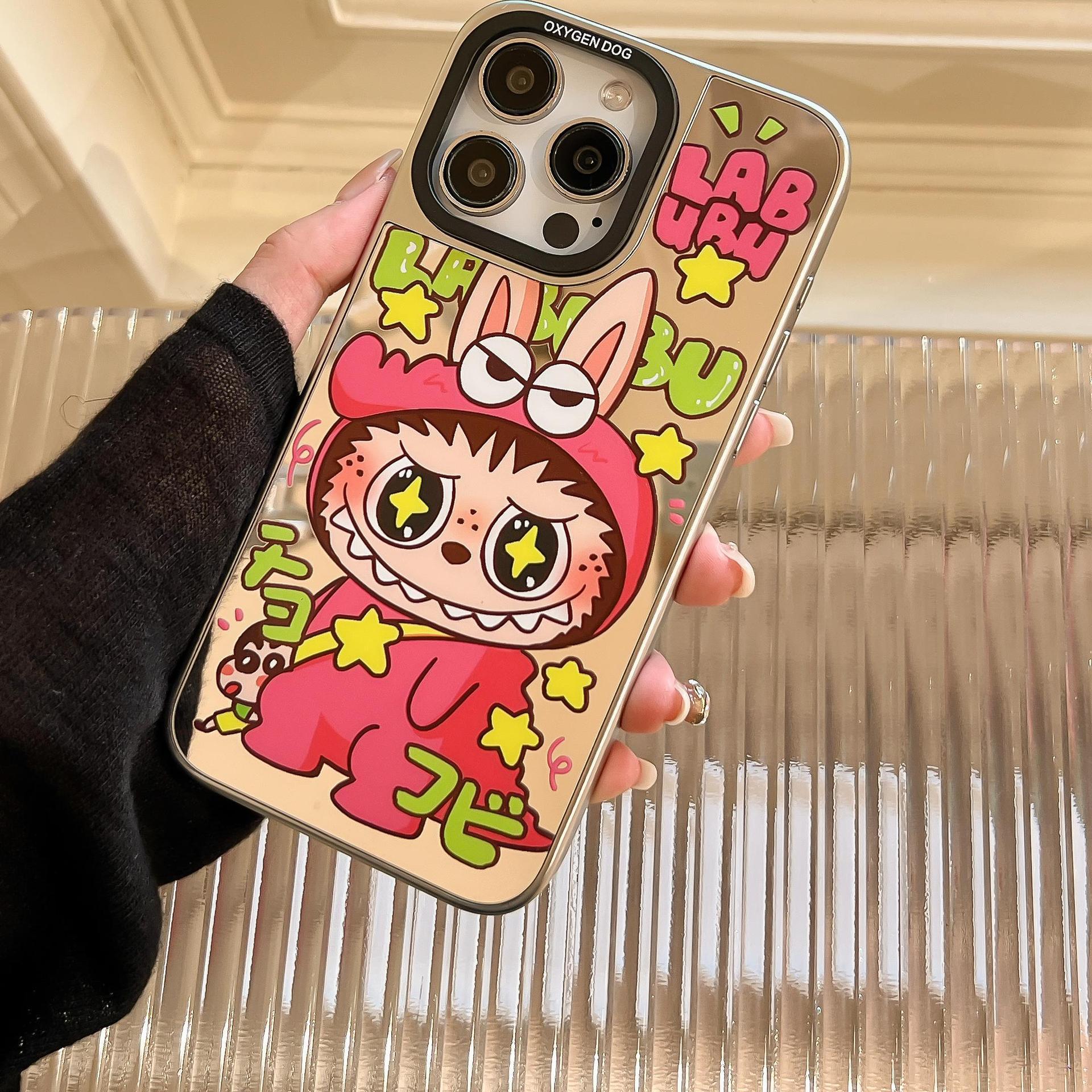 Стильный серебристый чехол-зеркало для iPhone 16 Pro Max - издание Labubu iPhone 15
Стильный серебристый чехол-зеркало для iPhone 16 Pro Max - издание Labubu iPhone 15