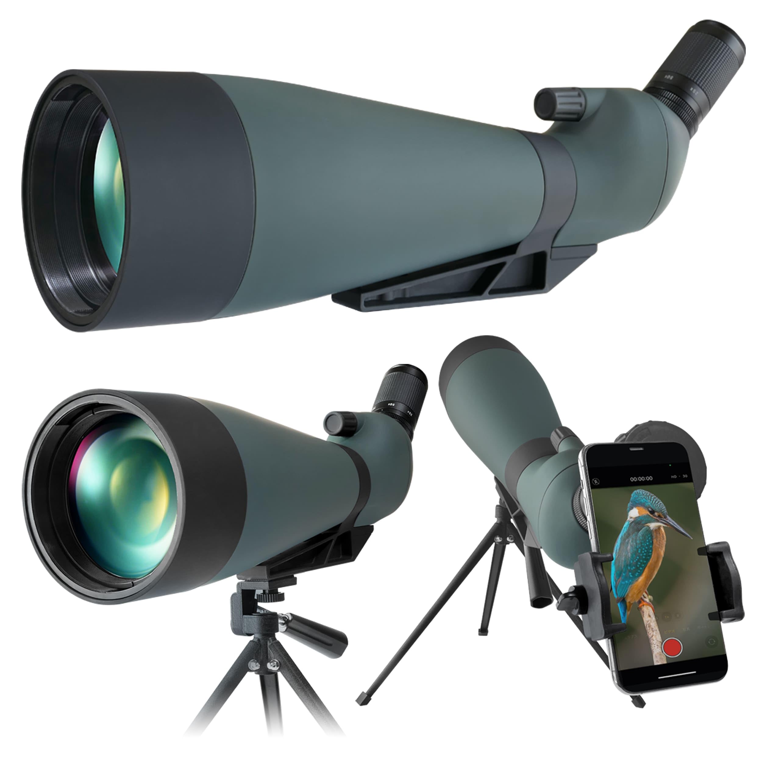 100mm Objective High Up to Field Spotting Smartphone Telephoto Field Bird Wildlife Observation 25-75X100 Telescope, Lens, 25-75x Zoom, Magnification,
100mm Objective High Up to Field Spotting Smartphone Telephoto Field Bird Wildlife Observation 25-75X100 Telescope, Lens, 25-75x Zoom, Magnification,