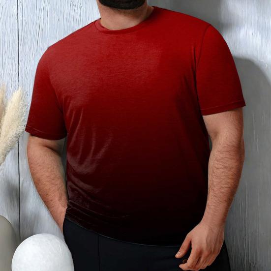 Men Gradient Color T-Shirt Short Sleeve Round Neck Summer Top Plus Size Urban Style Loose Tee Shirt for Daily Wear Party Office Beach XXXL фіолетовий
Men Gradient Color T-Shirt Short Sleeve Round Neck Summer Top Plus Size Urban Style Loose Tee Shirt for Daily Wear Party Office Beach XXXL фіолетовий