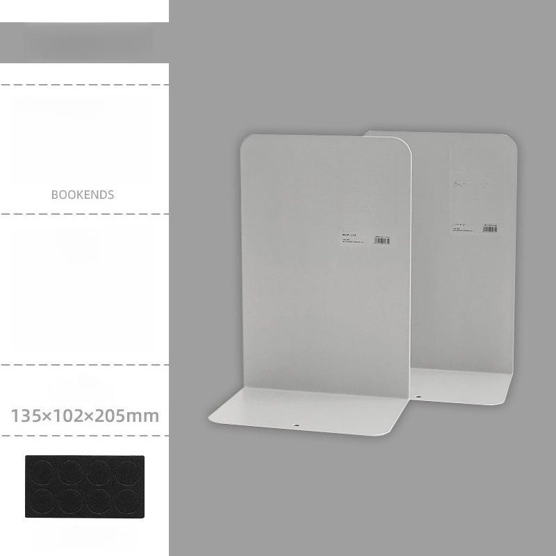 2Pcs Simple Metal Book Stand Desktop Non-slip Bookend Student Book Organizer Bookends Large Thickened Books Storage Rack
2Pcs Simple Metal Book Stand Desktop Non-slip Bookend Student Book Organizer Bookends Large Thickened Books Storage Rack