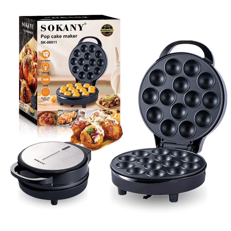 750W Electric Cake Pop Maker Non-Stick 14 Cake Capacity Cupcake Maker Griddle Donuts Octopus Balls for Kids Birthday Party EU чорний
750W Electric Cake Pop Maker Non-Stick 14 Cake Capacity Cupcake Maker Griddle Donuts Octopus Balls for Kids Birthday Party EU чорний