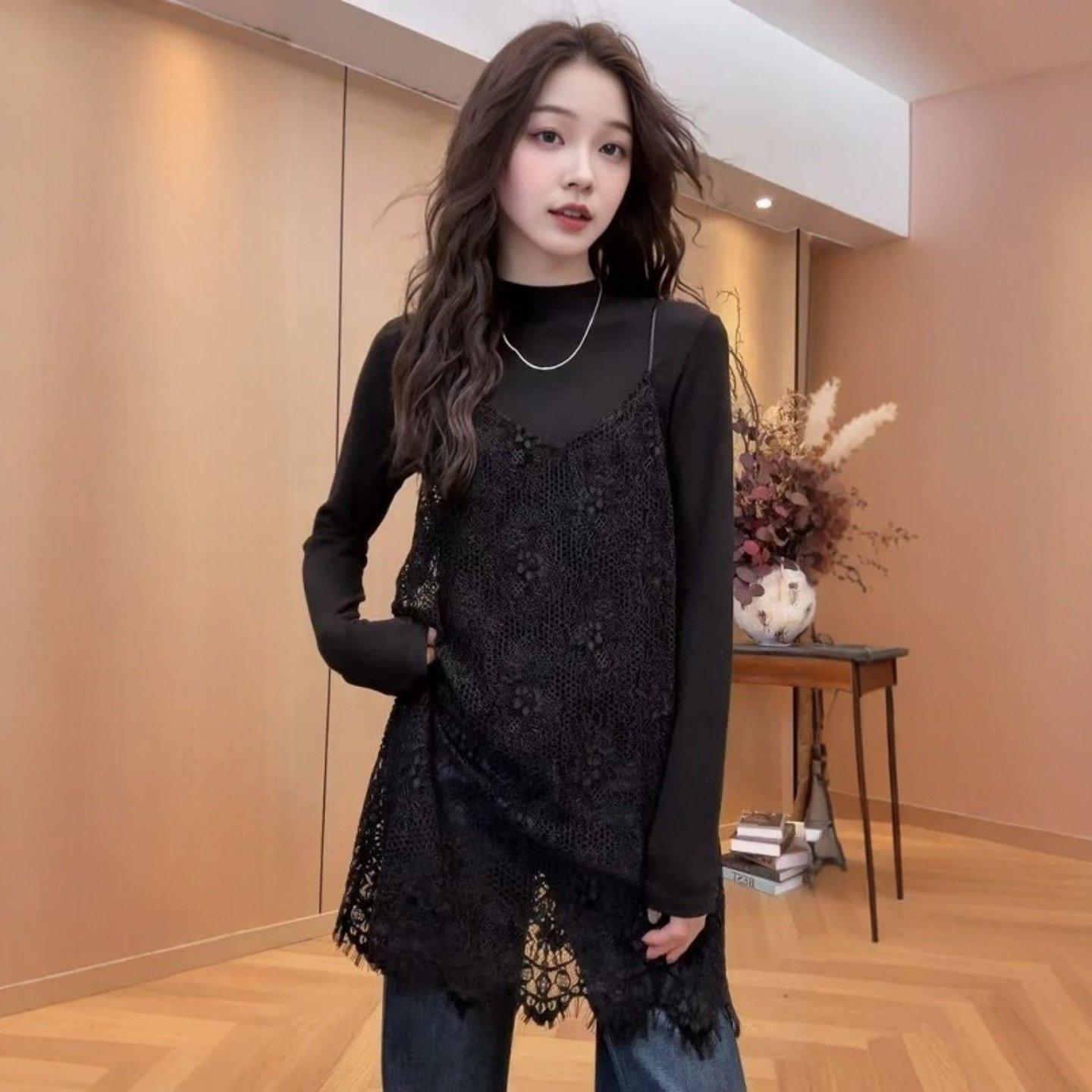2026 Spring Plus Size Women s Lace Layering Tank Dress - Chubby MM Temperament, Versatile and Slimming M чорний
2026 Spring Plus Size Women s Lace Layering Tank Dress - Chubby MM Temperament, Versatile and Slimming M чорний