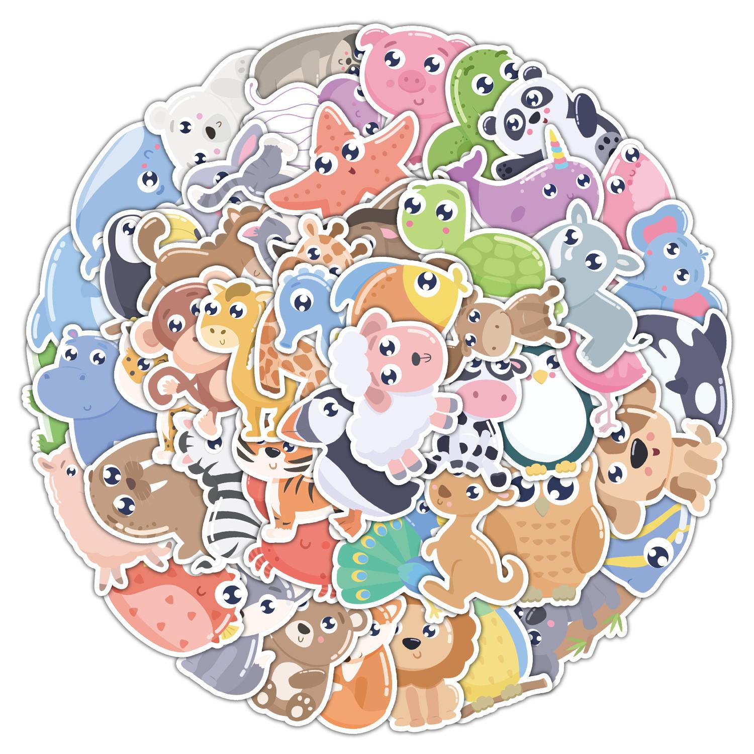 50 Unique Waterproof Animal Doodle Stickers for Phone, Luggage, and Kids Journals
50 Unique Waterproof Animal Doodle Stickers for Phone, Luggage, and Kids Journals