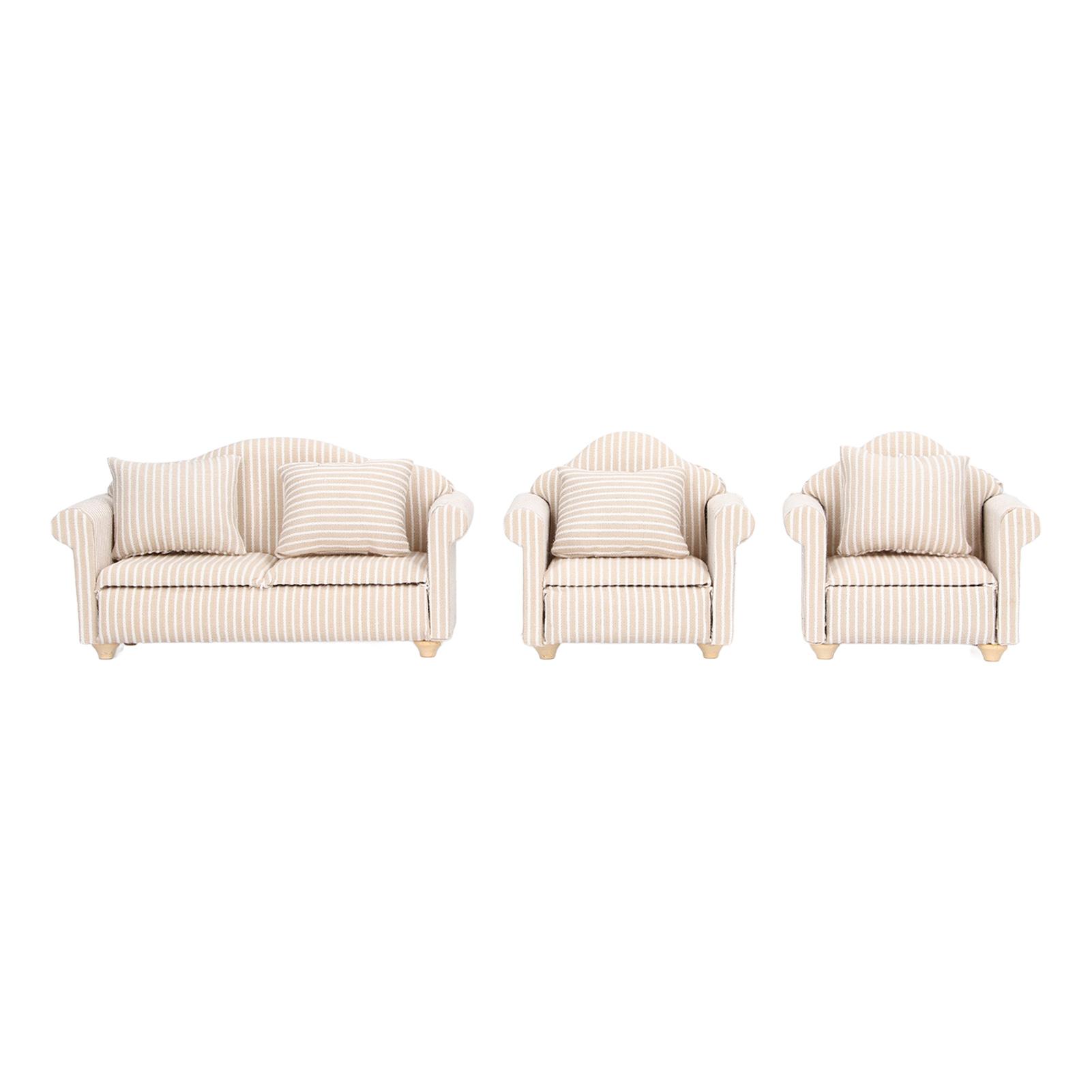 1:12 Scale Dollhouse Sofa Hand Crafted High Simulation Miniature Sofa for Dollhouse Accessories
1:12 Scale Dollhouse Sofa Hand Crafted High Simulation Miniature Sofa for Dollhouse Accessories