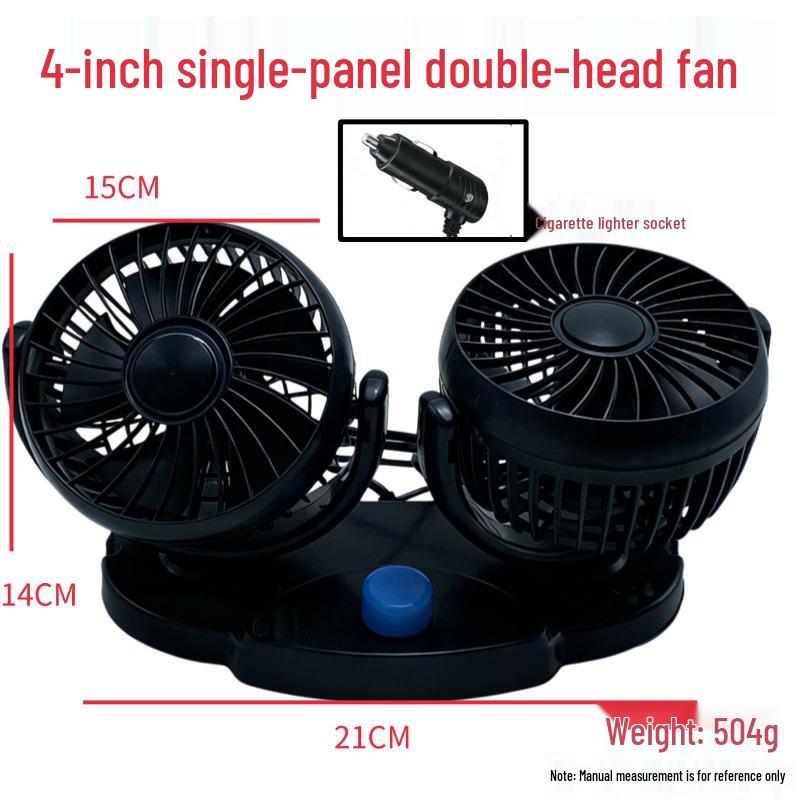 Compact Ultra-Quiet Dual Head Car Fan 12V-24V - Powerful Cooling Desk Fan 12V
Compact Ultra-Quiet Dual Head Car Fan 12V-24V - Powerful Cooling Desk Fan 12V