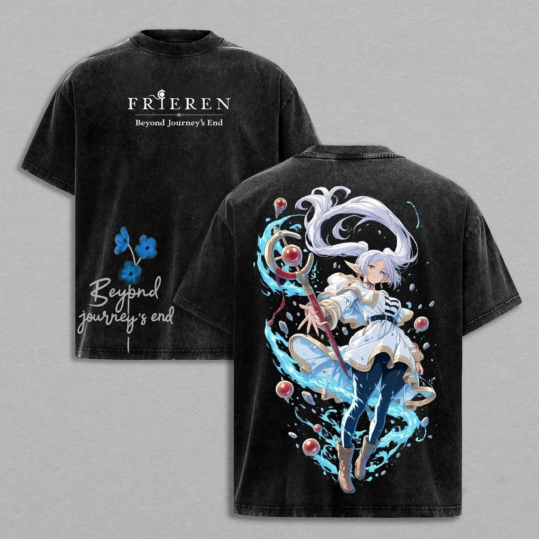 Anime Frieren Printed T-shirt Harajuku Washed Oversized T Shirt Summer Short Sleeve Pure Cotton Tees Tops Men Women Clothing S чёрный
Anime Frieren Printed T-shirt Harajuku Washed Oversized T Shirt Summer Short Sleeve Pure Cotton Tees Tops Men Women Clothing S чёрный