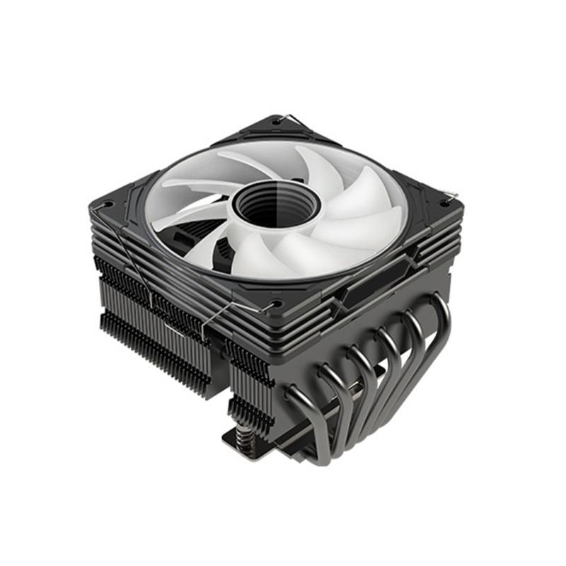 ARGB 12cm Fan Down Flows CPU Air Coolers Featuring 6 Heat Pipe Superior AntiGravity Copper Technology for LGA 115X/1200
ARGB 12cm Fan Down Flows CPU Air Coolers Featuring 6 Heat Pipe Superior AntiGravity Copper Technology for LGA 115X/1200