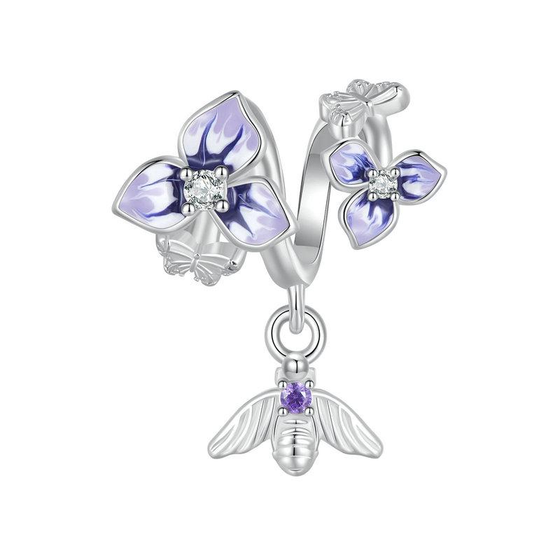 Bamoer 925 Silver Pansy Pendant Charms Heart Flower Beads for Women Bracelet and Necklace DIY Fine Jewelry
Bamoer 925 Silver Pansy Pendant Charms Heart Flower Beads for Women Bracelet and Necklace DIY Fine Jewelry