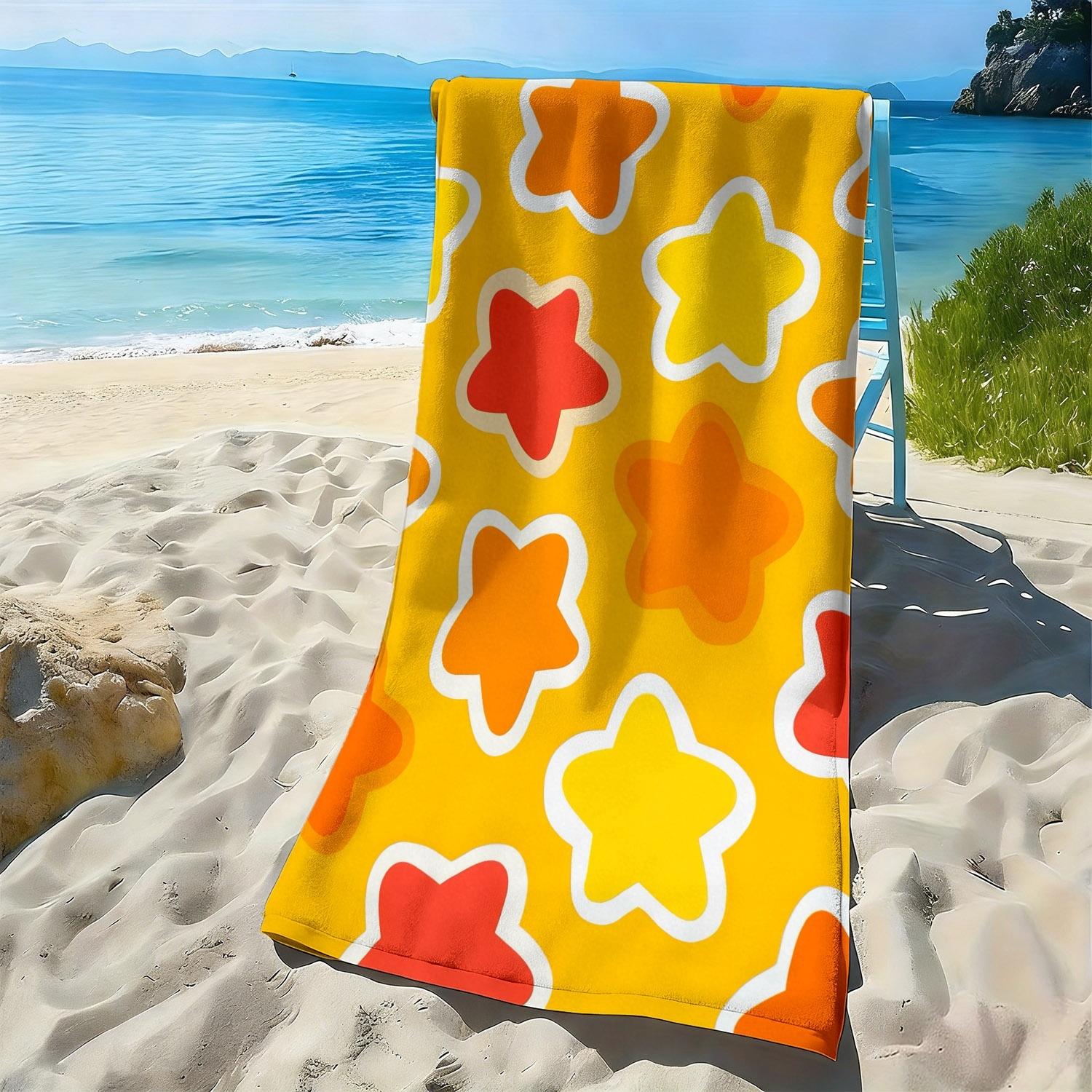 Cartoon stars all over the print polyester microfiber beach towel is highly absorbent, suitable for swimming and beach outings W30*H60(CM)
Cartoon stars all over the print polyester microfiber beach towel is highly absorbent, suitable for swimming and beach outings W30*H60(CM)