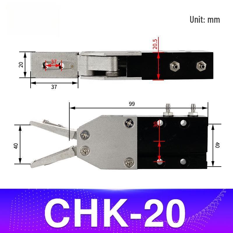 Aokewen CHK-20 Pneumatic Sprue Gripper
Aokewen CHK-20 Pneumatic Sprue Gripper