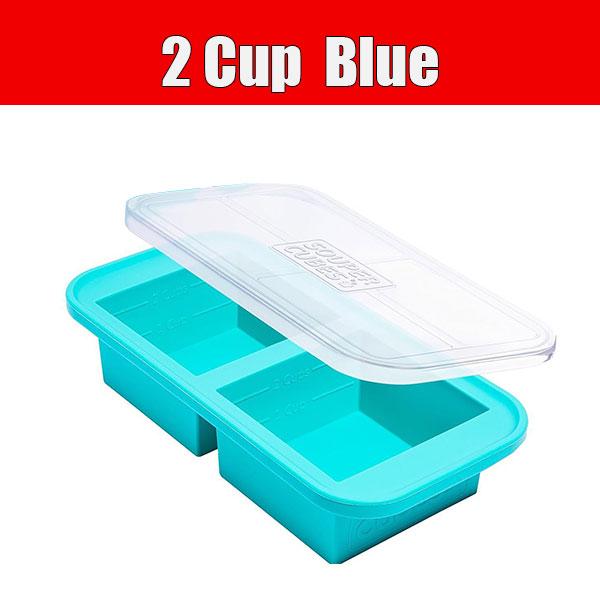 2/4 Cup Large Ice Cube Tray Silicone Freezer Tray With Lid Easy-Release Soup Ice Cubes Freezer Molds Food Storage Container
2/4 Cup Large Ice Cube Tray Silicone Freezer Tray With Lid Easy-Release Soup Ice Cubes Freezer Molds Food Storage Container