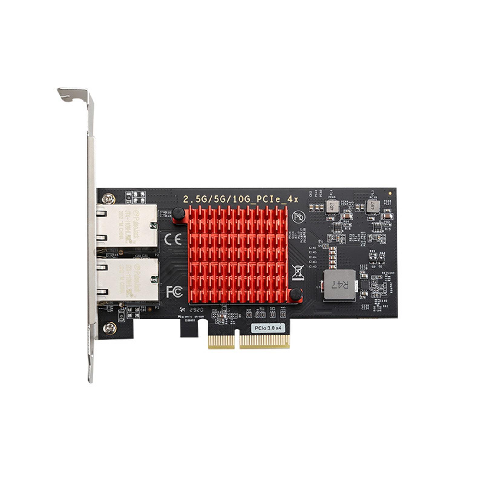 PCIE3.0 X4X16 10G Сетевая карта с двумя портами RJ-45 X550Server Оптоволоконная сетевая карта для более высокой скорости Интернета
PCIE3.0 X4X16 10G Сетевая карта с двумя портами RJ-45 X550Server Оптоволоконная сетевая карта для более высокой скорости Интернета